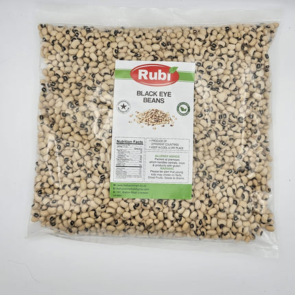 Black Eyed Beans- Rubi-500g, 1Kg, 2Kg, 5Kg - The Fusion Mart UK