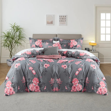 Bouquet Printed Duvet CoverDouble
