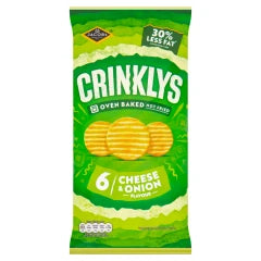 CRINKLYS CHEESE AND ONION - The Fusion Mart UK