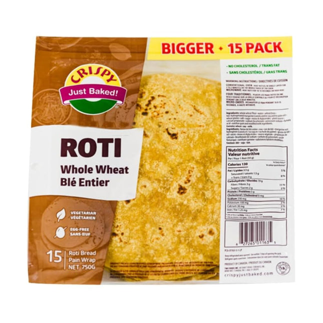 CRISPY WHOLE WEAT ROTIS 750G