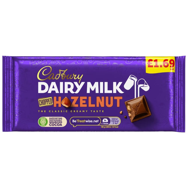 Cadbury Dairy Milk Wholenut Chocolate Bar