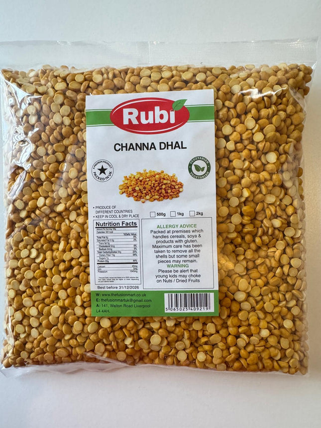 Channa Dhal- Rubi - 500g, 1Kg, 2Kg, 5K