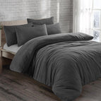 Single / Fitted Sheet / Charcoal