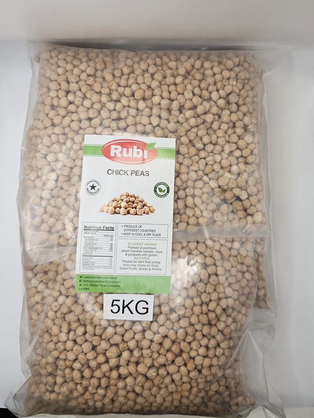 Chickpeas- Rubi-500g, 1Kg, 2Kg, 5Kg - The Fusion Mart UK
