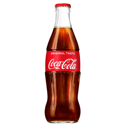 COCA COLA GLASS BOTTLE 330ML - The Fusion Mart UK