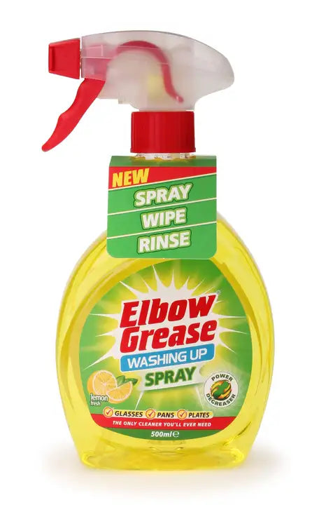 Elbow Grease Apple & Cinnamon Washing Up Spray 500ml - The Fusion Mart UK