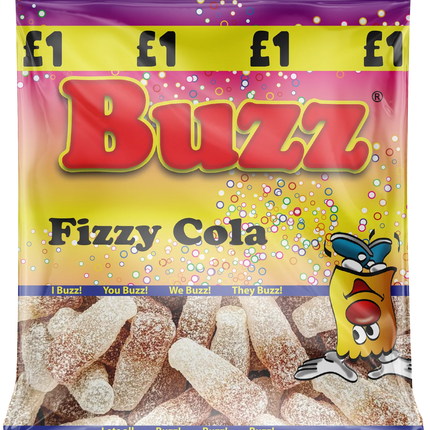 BUZZ SWEETS FIZZY COLA - The Fusion Mart UK