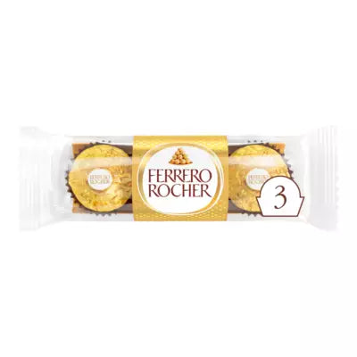 Ferrero Rocher Chocolate Pralines Treat Pack 3 Pieces (37.5g)