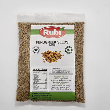 Rubi Fenugreek Seeds - 100gms, 200gms, 500gms - The Fusion Mart UK