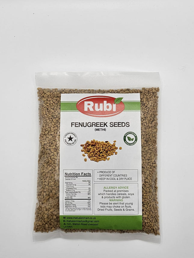 Rubi Fenugreek Seeds - 100gms, 200gms, 500gms - The Fusion Mart UK
