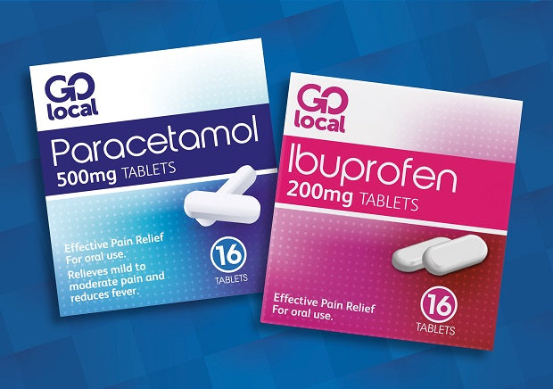 Go local  ibuprofen table