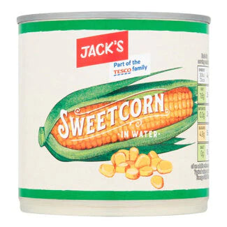 JACKS SWEETCORN 340G  1.09 - The Fusion Mart UK