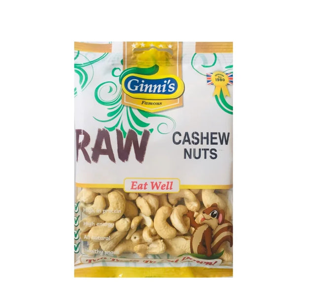 Ginni's Cashew Nuts - 110 grams - The Fusion Mart UK
