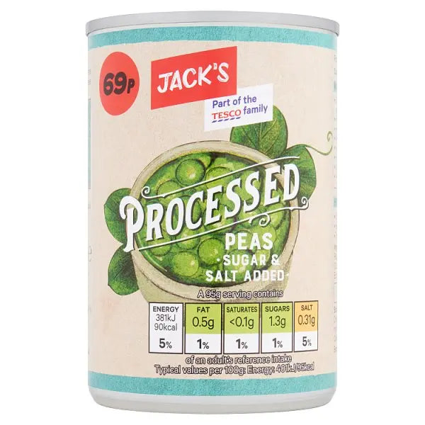JACK PROCESSED PEAS 0.69 - The Fusion Mart UK