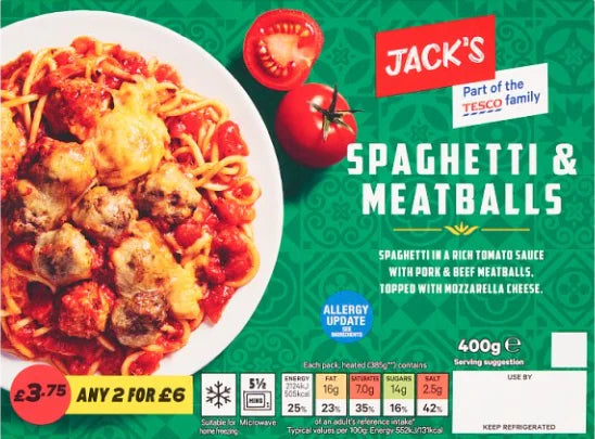 JACK SPAGHETI METBALL - The Fusion Mart UK