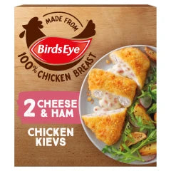 BIRDSEYE/ 2 CHEESE AND HAM/ CHICKEN KIEVS