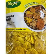 MAYIL BANANA CHIPS 200G X 25 PKTS - The Fusion Mart UK