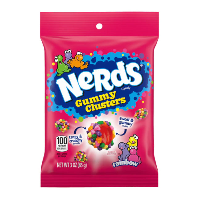 Nerds Gummy Cluster - rainbow bagbag small - The Fusion Mart UK