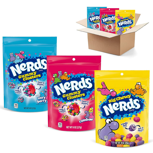 Nerds gummy cluster + big chewy - 12pk (œ15) - The Fusion Mart UK