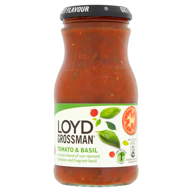 Loyd Grossman Tomato & Basil Sauce 350g