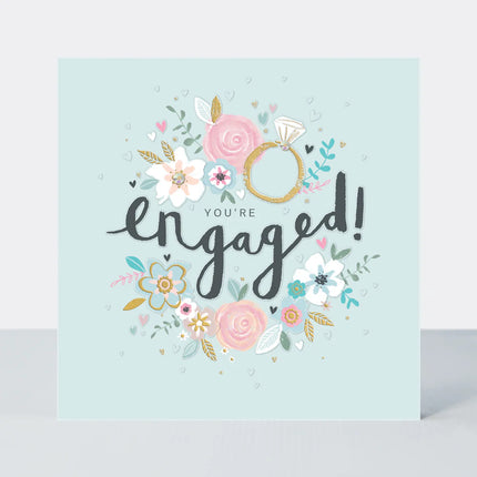 engagmenr card floral - The Fusion Mart UK