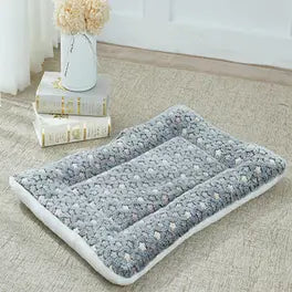 OHS/SHERPA BINDED REACTANGLE PET MAT/GREY MEDIUM