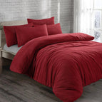 Single / Fitted Sheet / Red