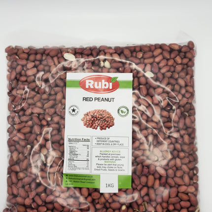 Red Peanuts- Rubi-500g, 1Kg, 2Kg, 5Kg - The Fusion Mart UK