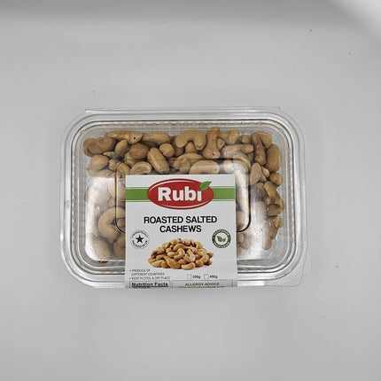 Roasted and salted cashews - 100g, 200g, 450g, 750g - The Fusion Mart UK