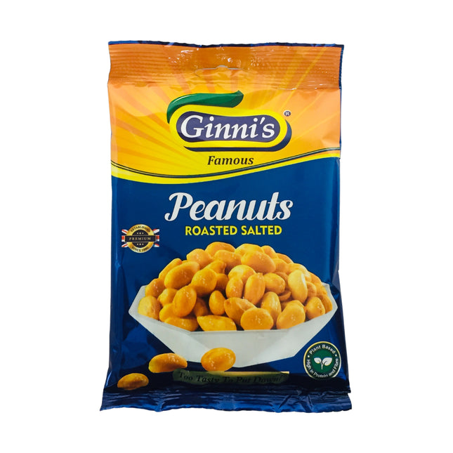 ginni roasted salted peanut - 90 grams