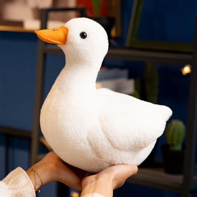 1pc Cute White Duck Plush Toy - Soft, Adorable Cartoon Design, Perfect for Interactive Play with Dogs of All Breeds and Sizes, Dog Plush Toy, Playful Pet Accessory, Playful Design, Durable Stitching