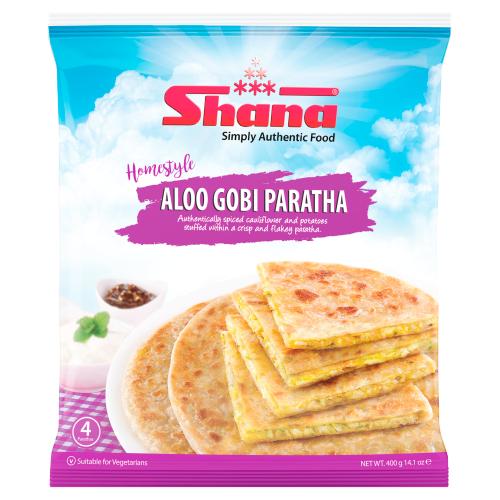 SHANA HOMESTYLE ALOO GOBHI PARATHA 400G