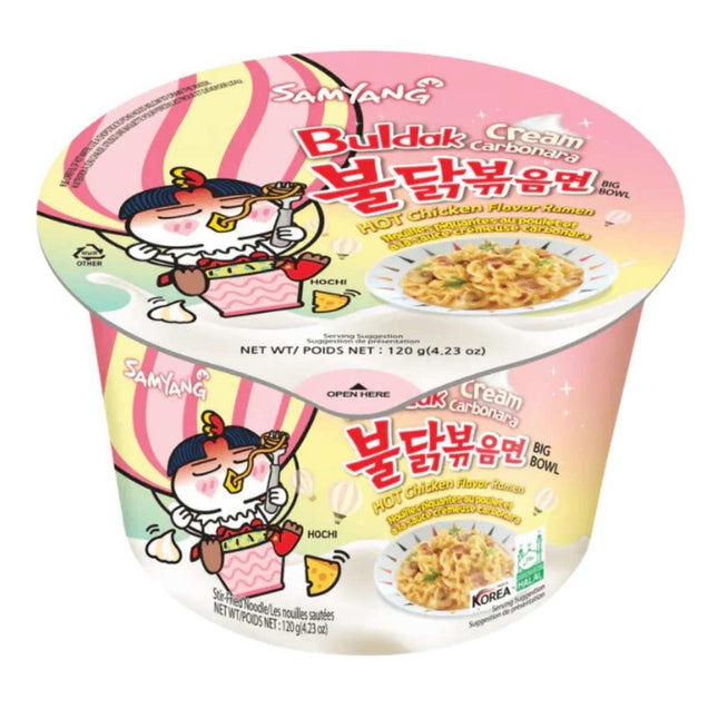 BULDAK CREAM CARBONARA BIG BOWL 120G - The Fusion Mart UK