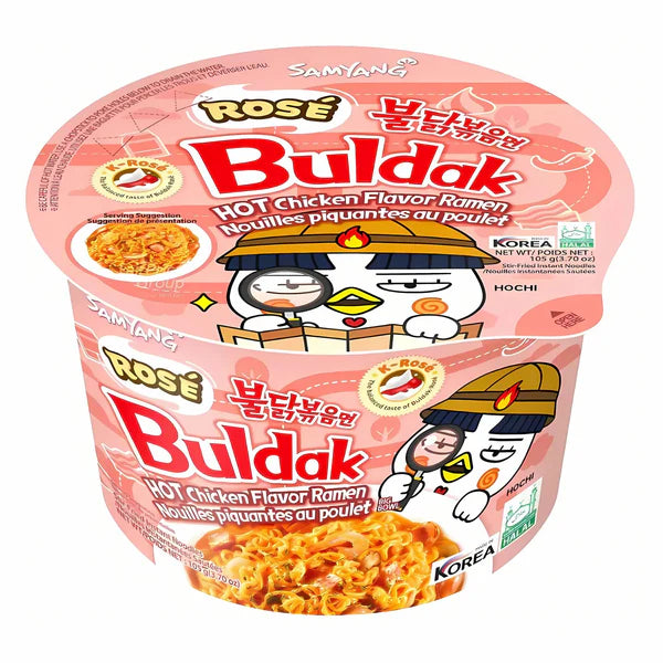 BULDAK HOT CHICKEN ROSE 105G - The Fusion Mart UK