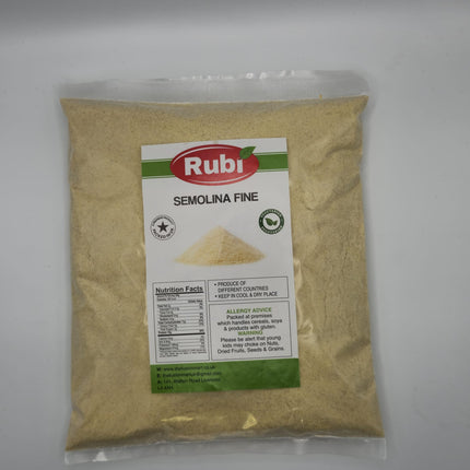 Semolina Fine- Rubi-500g, 1Kg, 2Kg, 5Kg - The Fusion Mart UK