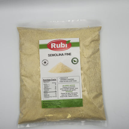 Semolina Fine- Rubi-500g, 1Kg, 2Kg, 5Kg - The Fusion Mart UK