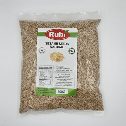 Sesame Seeds Natural Rubi-500g, 1Kg, 2Kg, 5Kg - The Fusion Mart UK