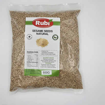 Sesame Seeds Natural Rubi-500g, 1Kg, 2Kg, 5Kg - The Fusion Mart UK