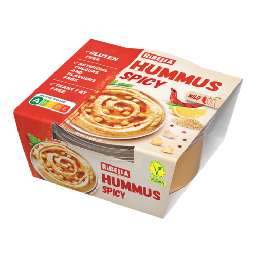 RIBELLA SPICY HUMMUS MILD 200G