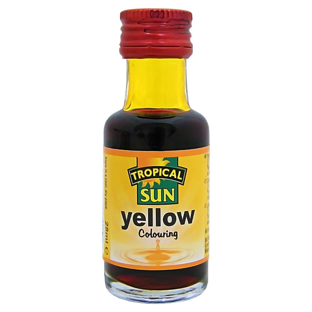 tropical sun yellow colouring