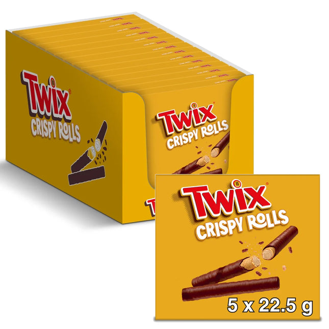 Twix Milk Chocolate Crispy Rolls