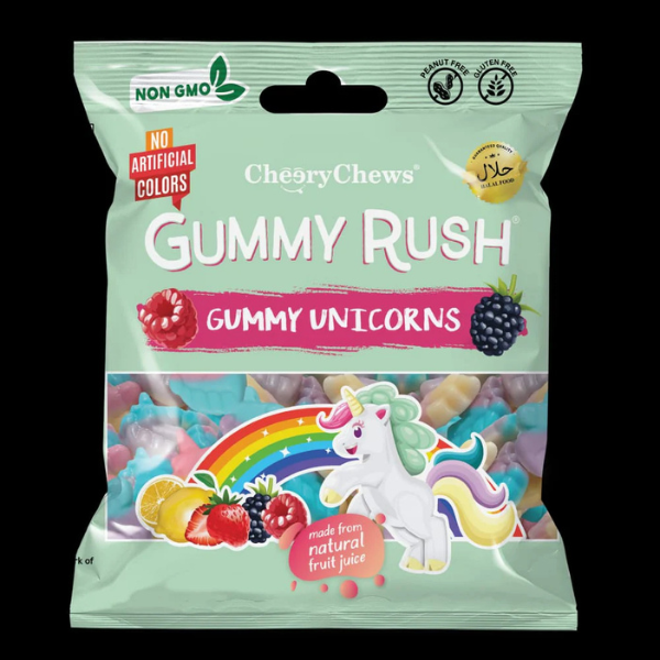 Gummy Rush Gummy Unicorns 90gm - The Fusion Mart UK