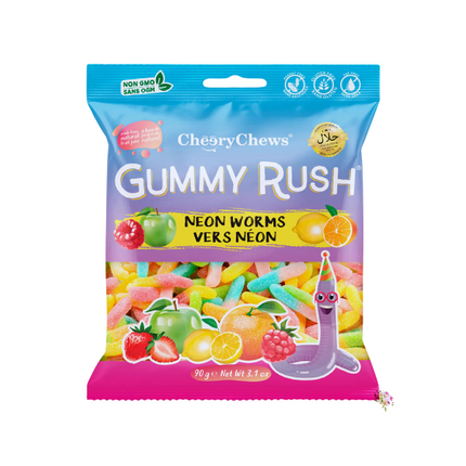 Gummy Rush Neon Warms 90gm - The Fusion Mart UK