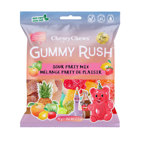 Gummy Rush Sour Party 90gm - The Fusion Mart UK