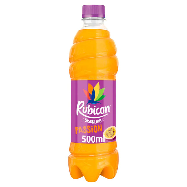 Rubicon Sparkling Passion Real Fruit Drink 500ml - The Fusion Mart UK