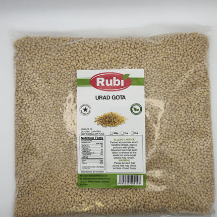 Urad Gota - Rubi - 500g, 1Kg, 2Kg, 5K - The Fusion Mart UK