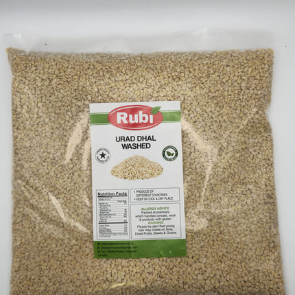 Urad Dhal Washed- Rubi-500g, 1Kg, 2Kg, 5Kg - The Fusion Mart UK