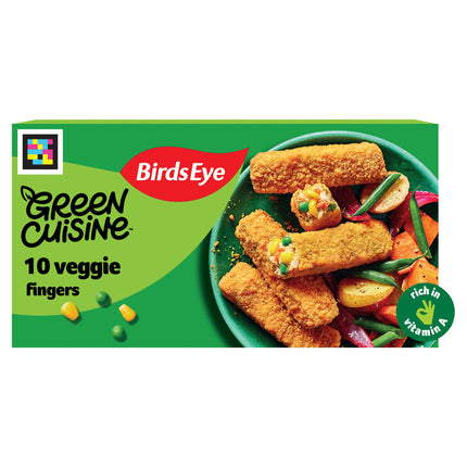 BIRDSEYE/GREEN CUISINE/ 10 VEGGIE FINGERS