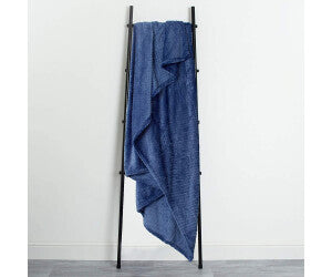 DREAMSCENE/ OHS/ WAFFLE THROW/ NAVY