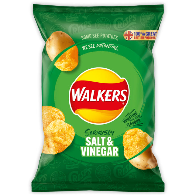 WALKERS SALT VINEGAR - The Fusion Mart UK